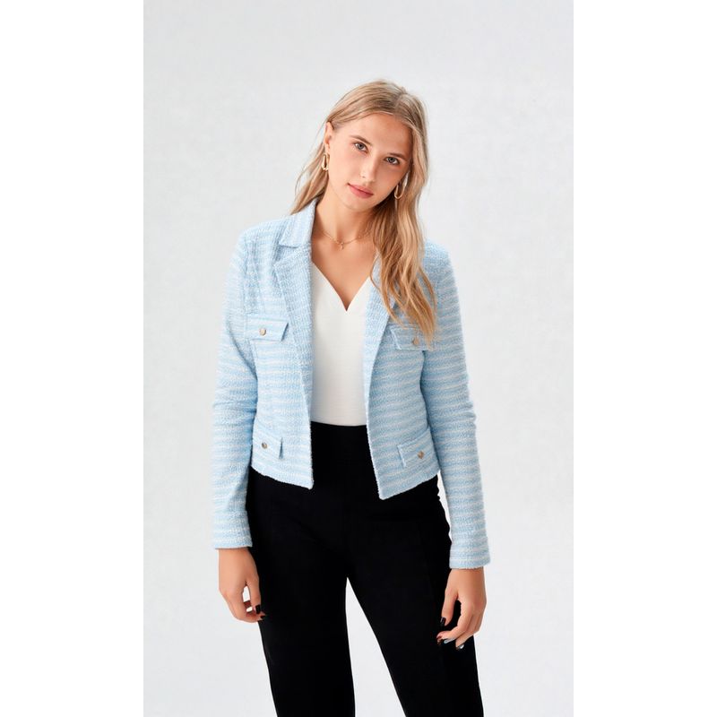 L Y H - Chaqueta Para Mujer Azul Marca L&H Ref 8E408002