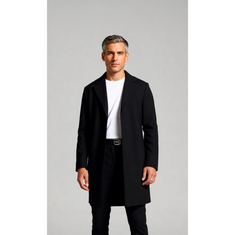 L Y H - Gaban Para Hombre Negro Marca L&H Ref 4V108010