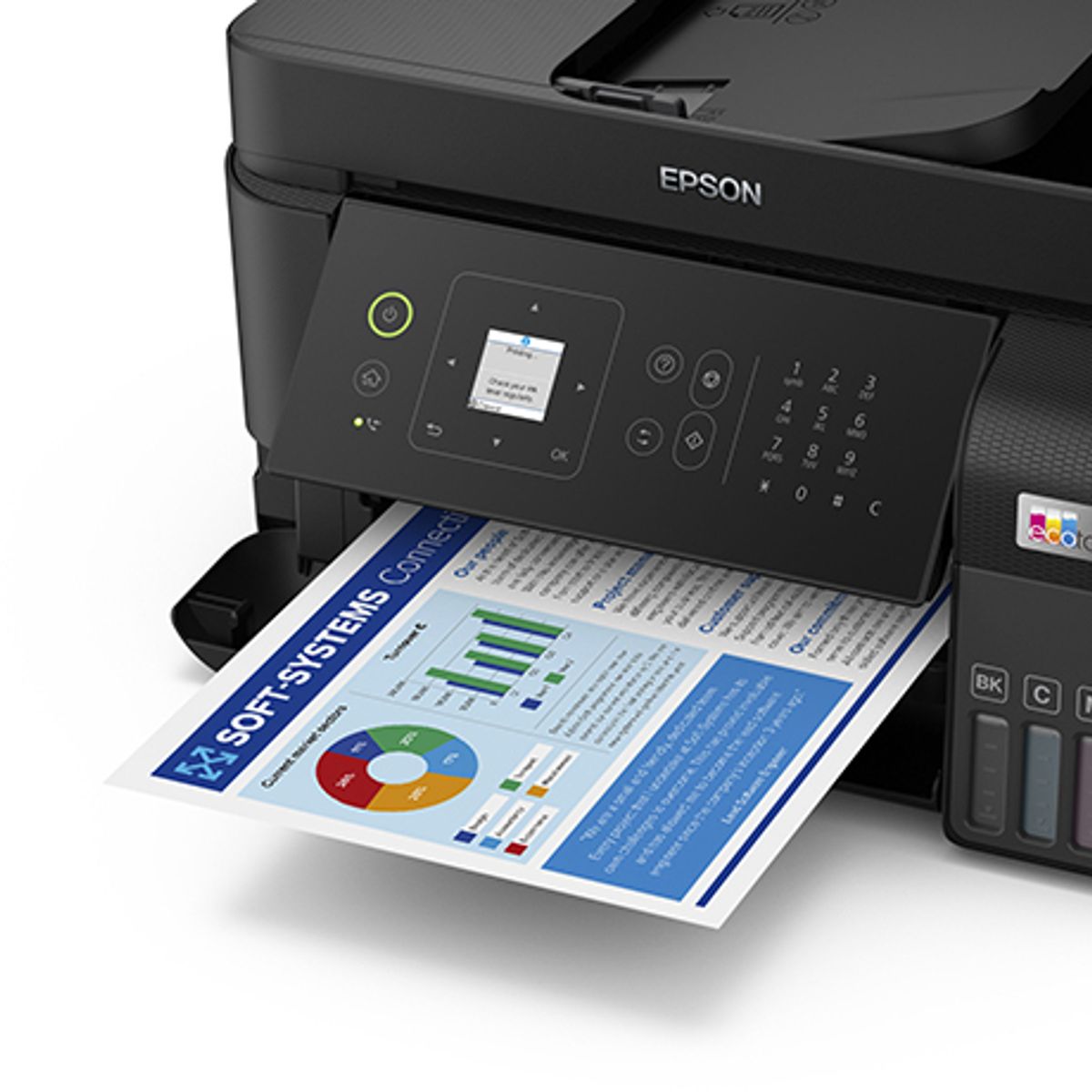 EPSON - IMPRESORA EPSON L5590 - MULTIFUNCIONAL - TINTA CONTINUA - WIFI - ADF - PUERTO LAN
