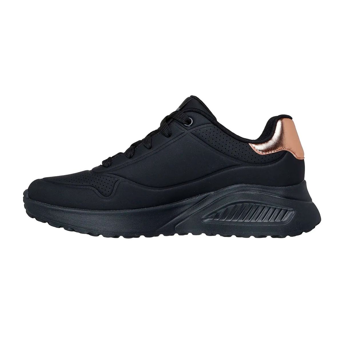 SKECHERS - Tenis Skechers  Negro Mujer Uno Lite Shimmer Along 177291-BBK