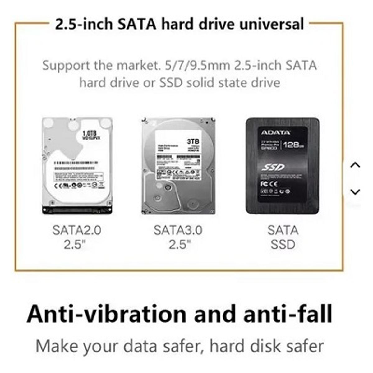 GENERICO - Caja Externa Para Disco Duro 2.5” HD2503T USB 3.0