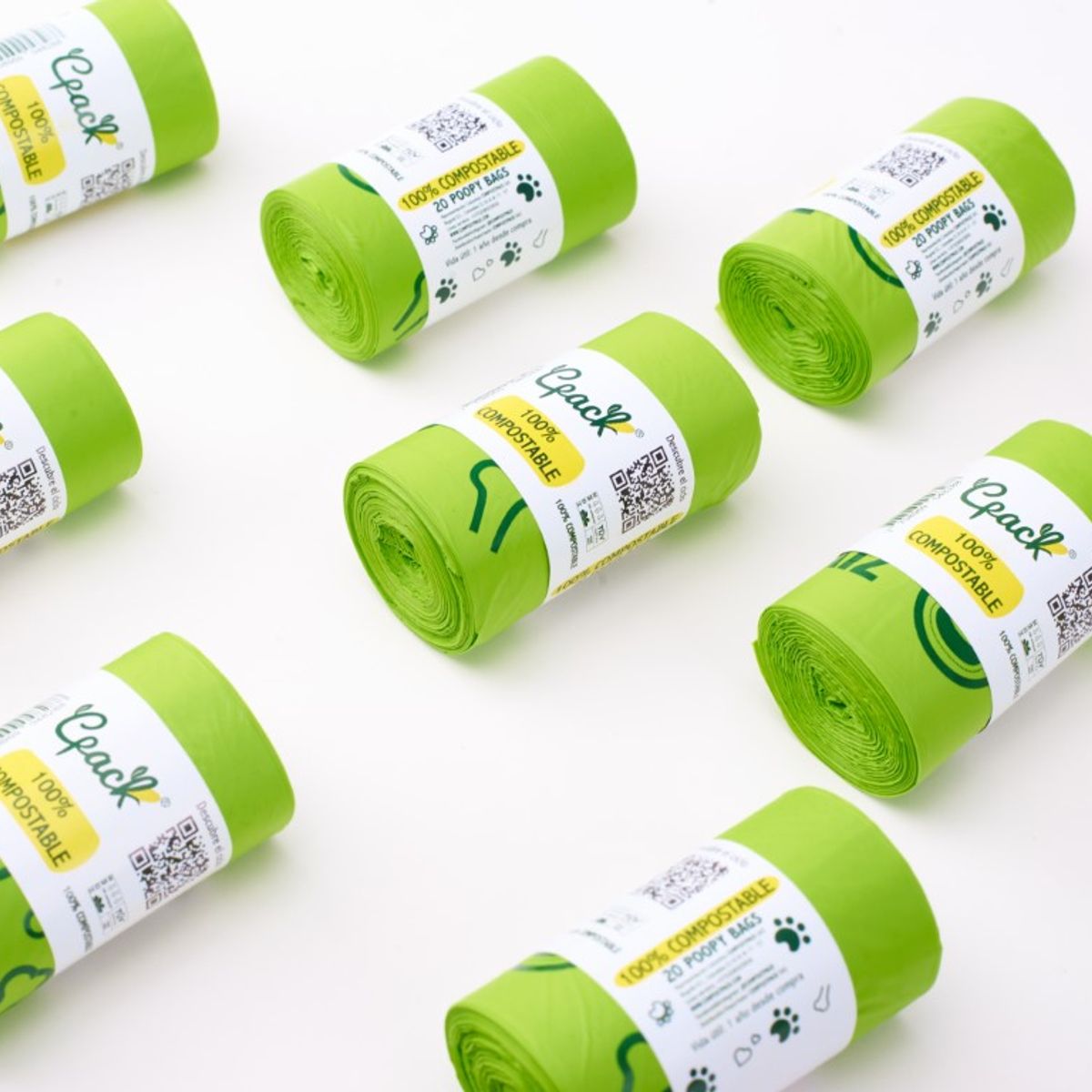 GENERICO - Bolsas para mascotas compostables x 60 und