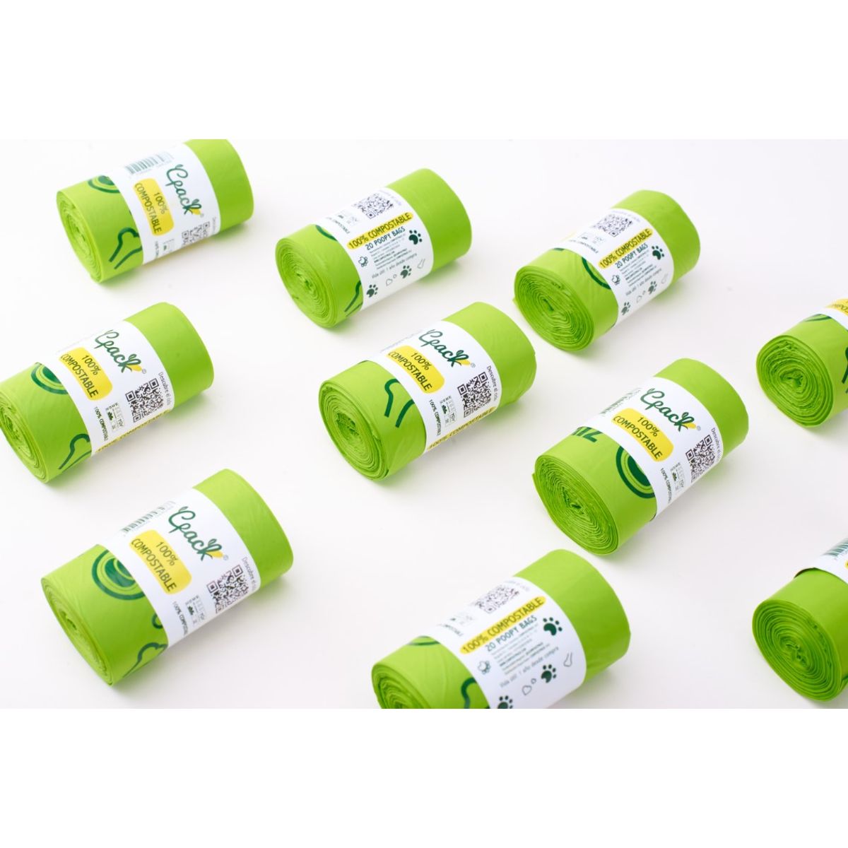 GENERICO - Bolsas para mascotas compostables x 60 und