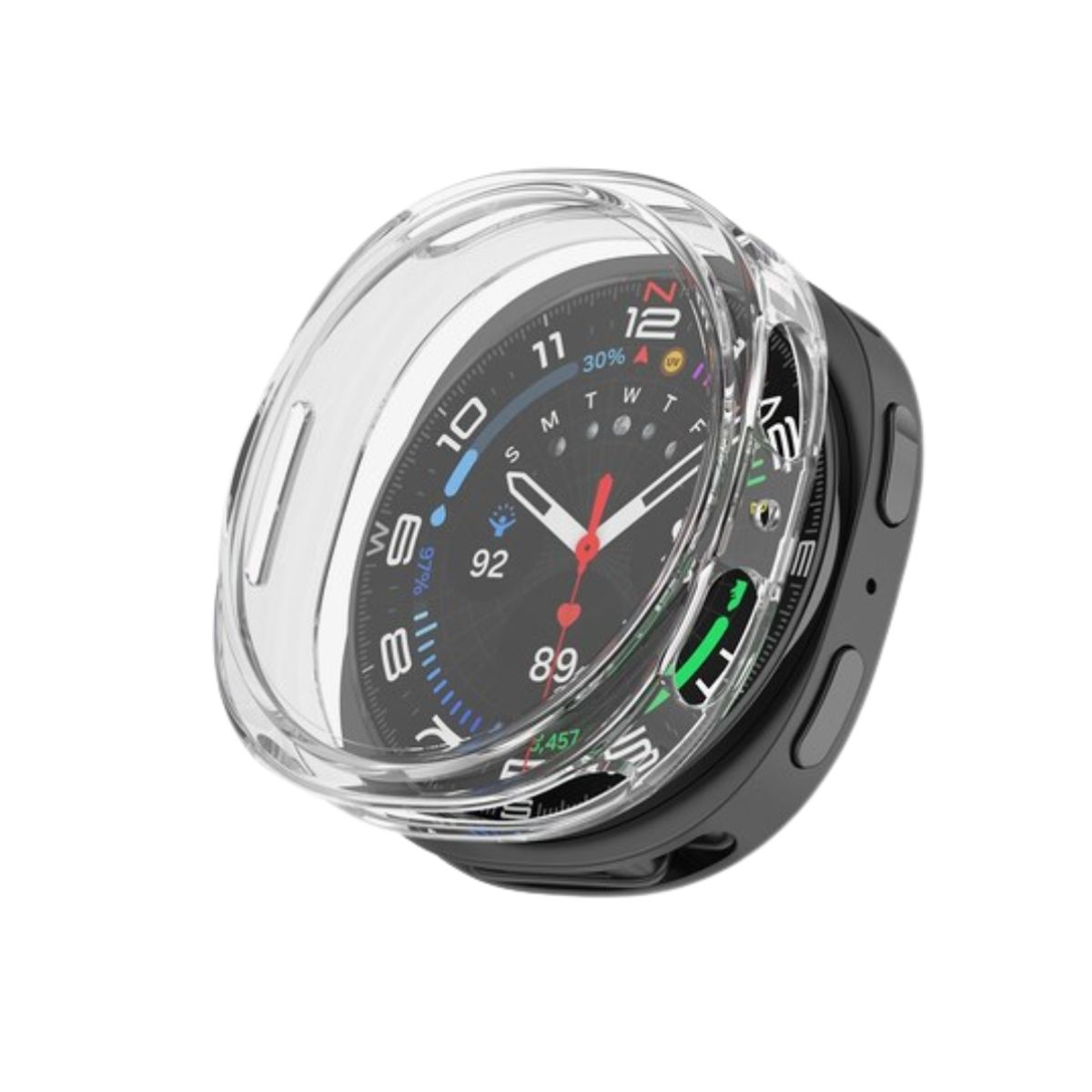 GENERICO - Funda Protectora Para Samsung Galaxy Watch 8 de 40mm color transparente