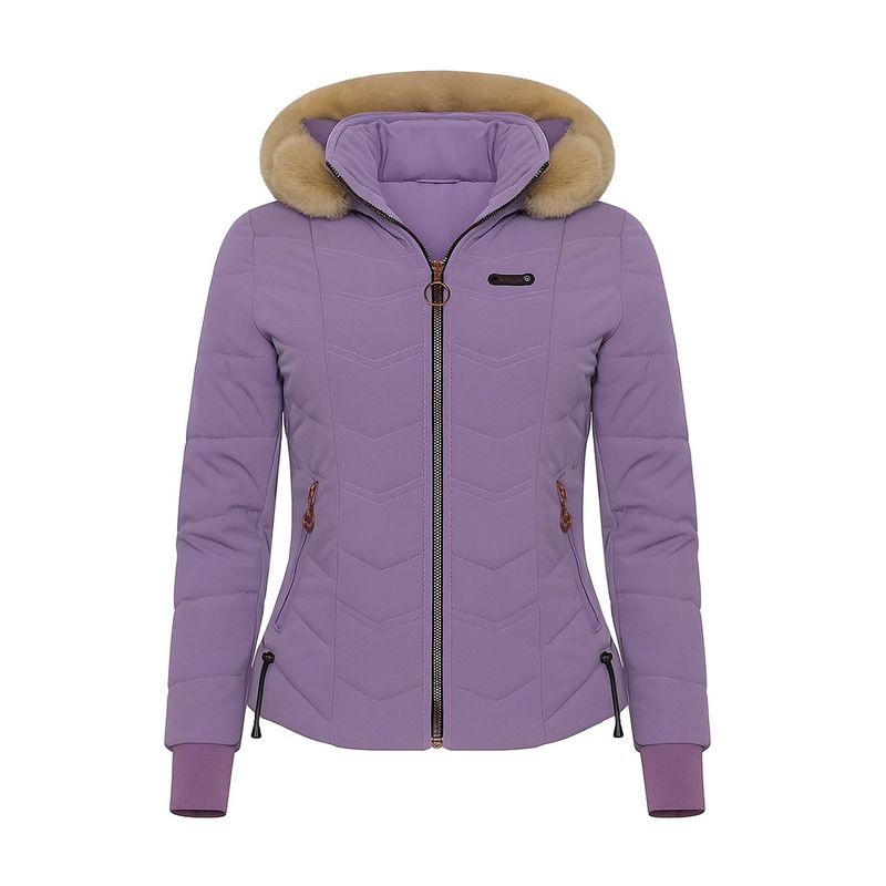 MODA EN CIRCUITO - Chaqueta Impermeable Corta Para Mujer Semi-Corta
