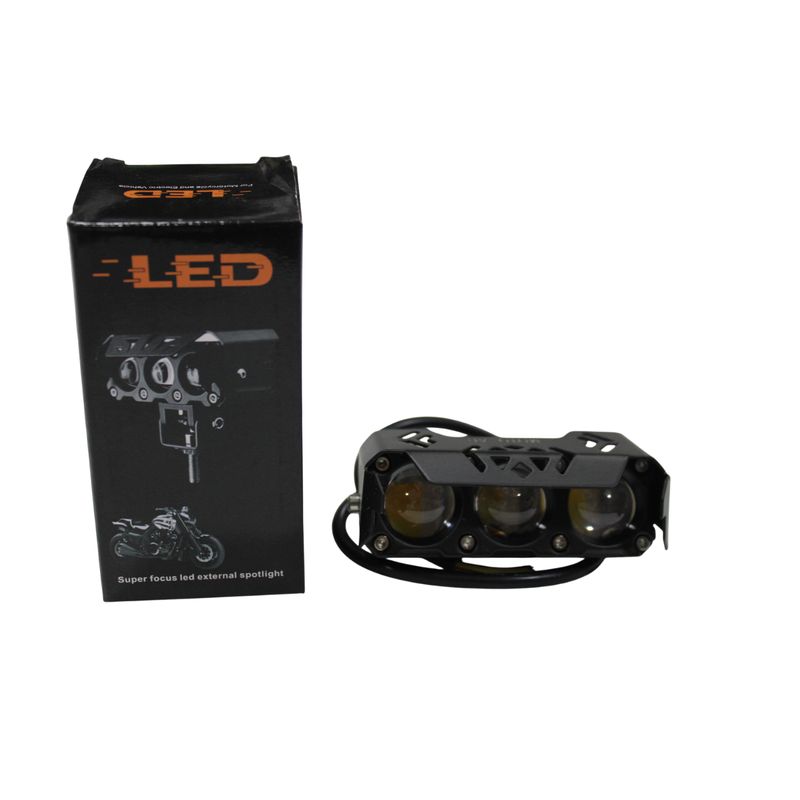 GENERICO - Faro para Moto Antiniebla con Luz LED  Alta Potencia