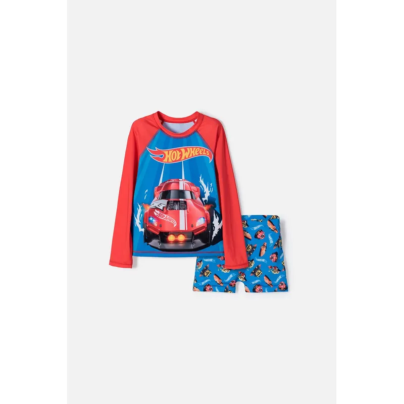 HOT WHEELS - Conjunto de baño Hot Wheels multicolor para niño