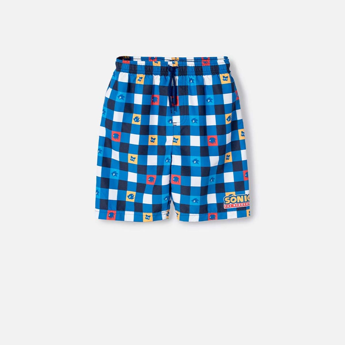 SONIC - Pantaloneta de baño Sonic con cordón para niño