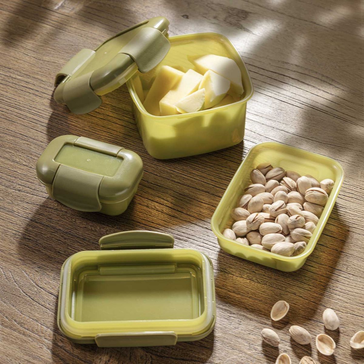 AMBIENTE GOURMET - Recipiente hermético verde 174 ml