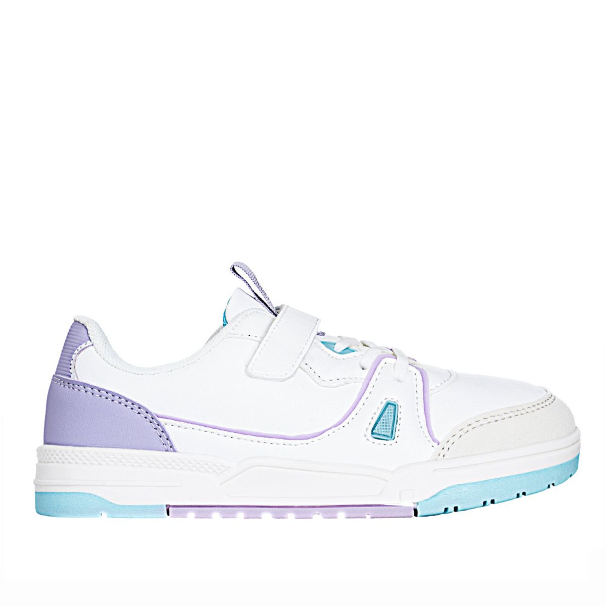 FRATTINI - Tenis de niña Frattini Blanco lila tenis fuz 21-25-2 jun