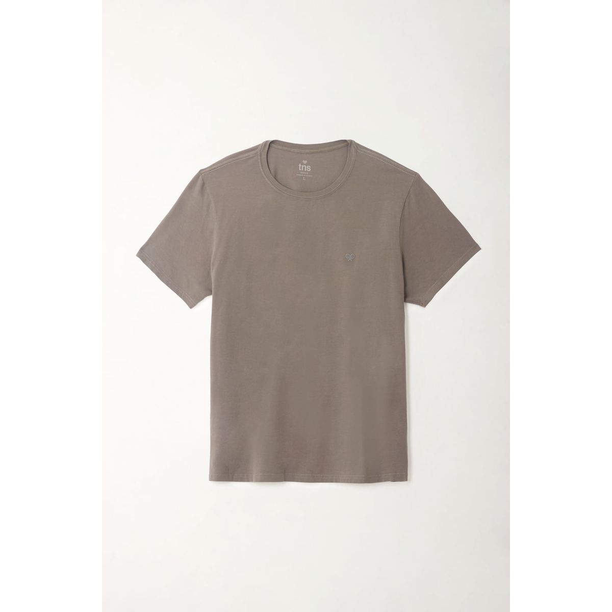 TENNIS - Camiseta cuello redondo gris para hombre
