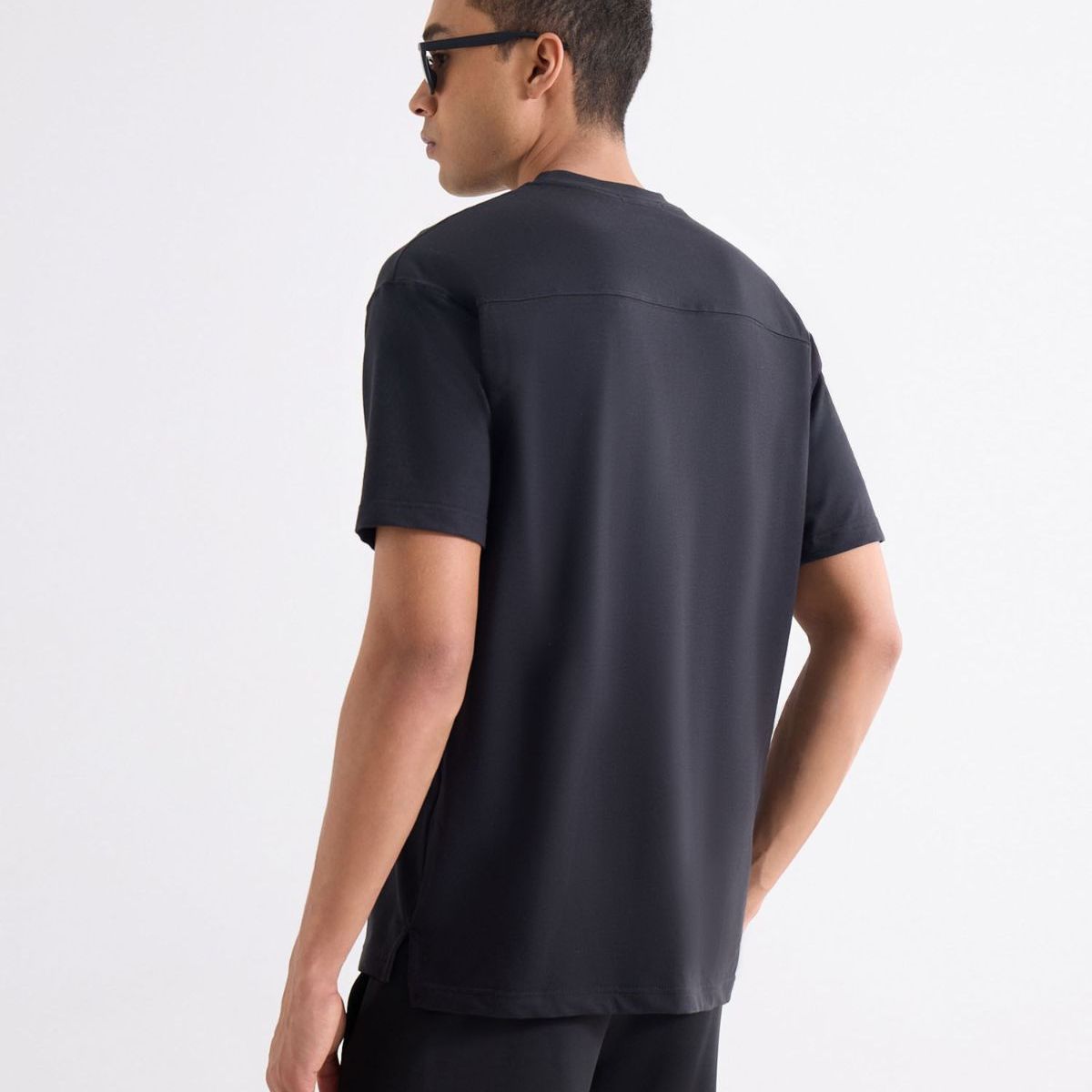 SEVEN SEVEN - Camiseta Para Hombre Manga Corta Cuello Redondo Color Negro Marca Seven Seven #45092813