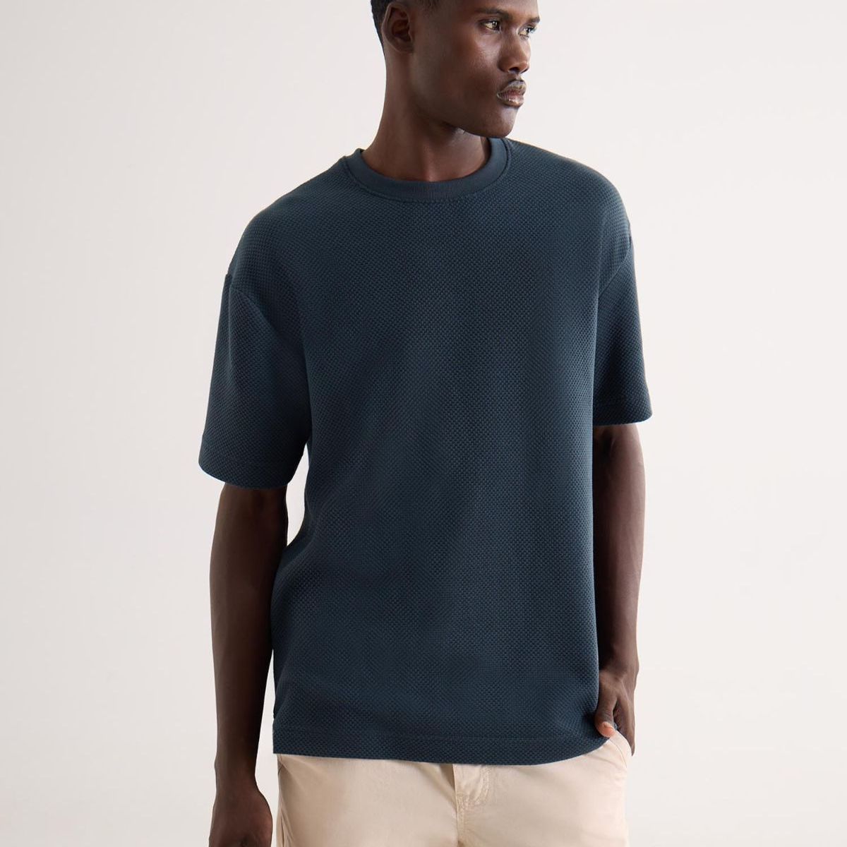 SEVEN SEVEN - Camiseta Para Hombre Manga Corta Cuello Redondo Color Azul Marca Seven Seven #45092754