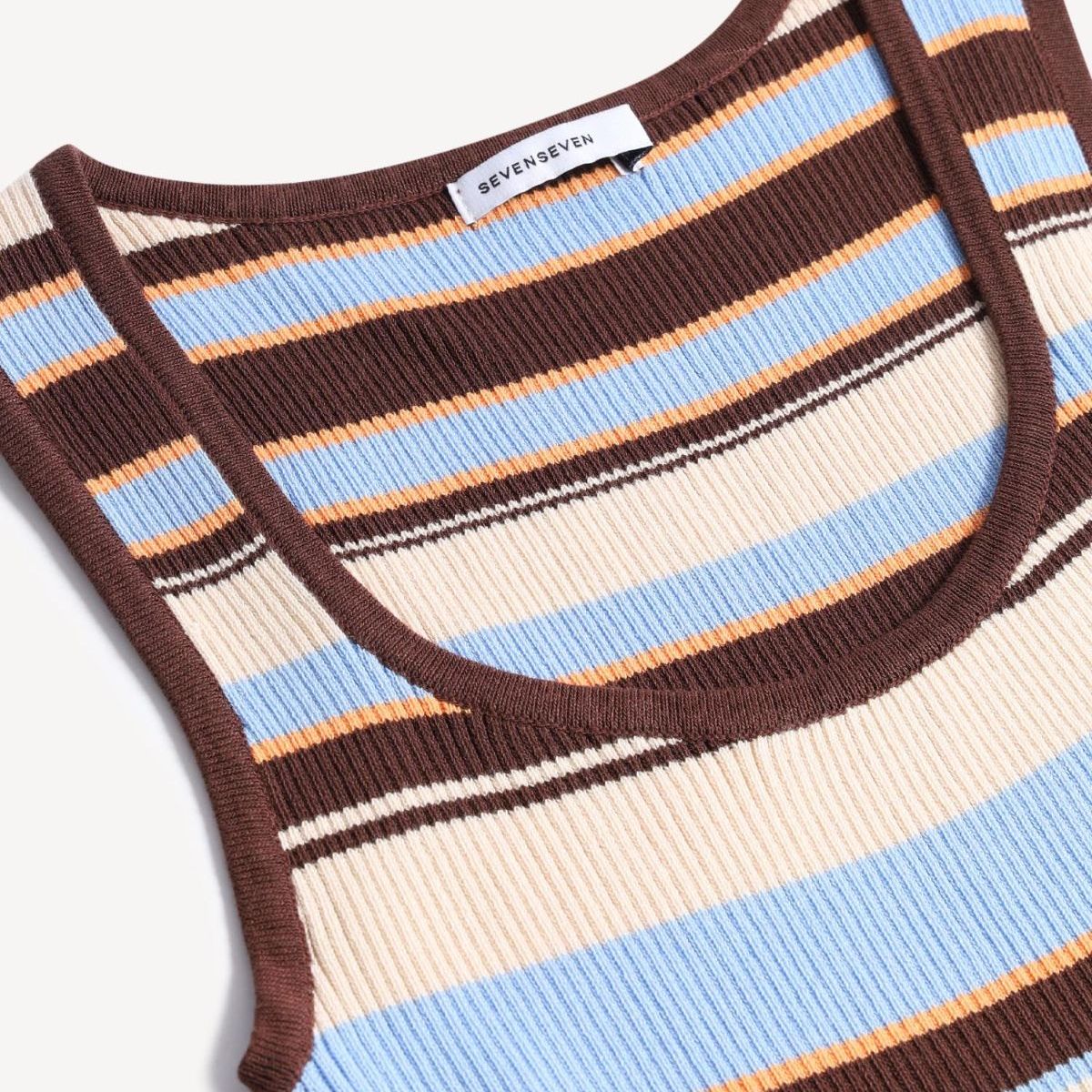 SEVEN SEVEN - Vestido Para Mujer M/Sisa Largo Color Café Marca Seven Seven #28171444