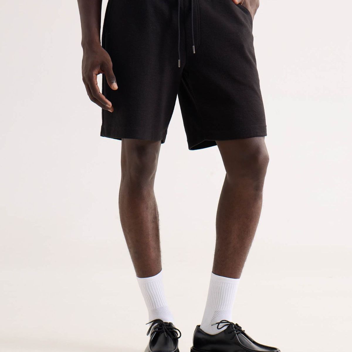 SEVEN SEVEN - Bermuda Para Hombre Jogger Largo Color Negro Marca Seven Seven #45100731