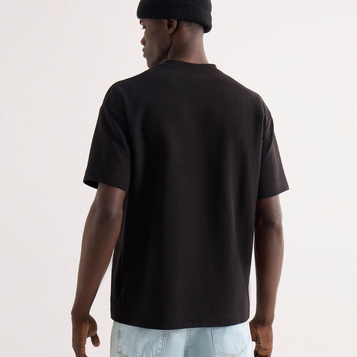 SEVEN SEVEN - Camiseta Para Hombre Manga Corta Cuello Redondo Color Negro Marca Seven Seven #45092787