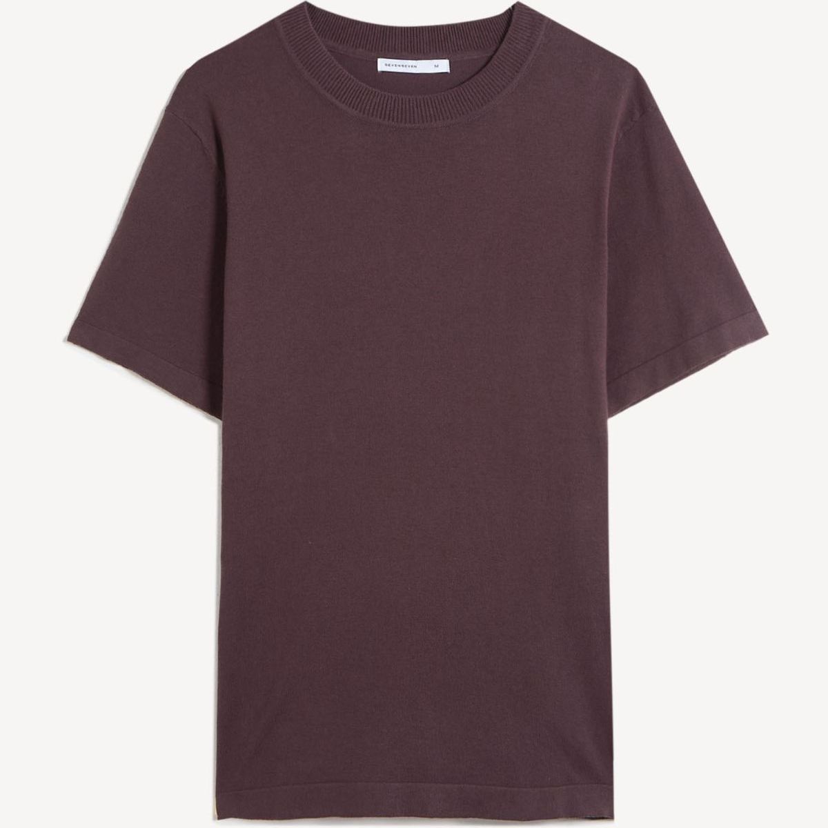 SEVEN SEVEN - Camiseta Para Hombre Manga Corta Cuello Redondo Color Café Marca Seven Seven #45092772