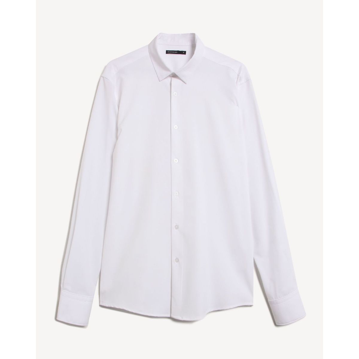 SEVEN SEVEN - Camisa Para Hombre Manga Larga Sin Bolsillo Cuello Casual M Color Crudo Marca Seven Seven #45012212