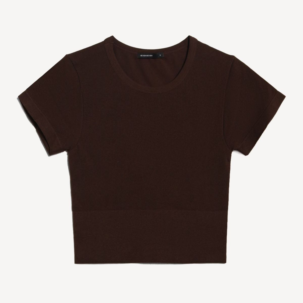 SEVEN SEVEN - Camiseta Para Mujer Manga Corta Cuello Redondo Color Negro Marca Seven Seven #28096455