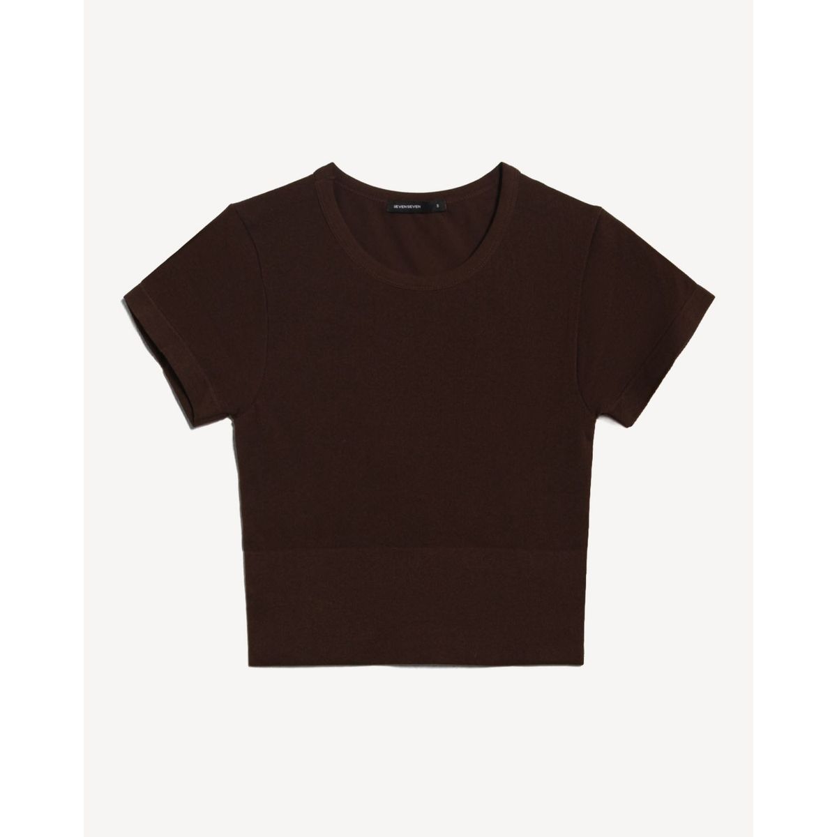 SEVEN SEVEN - Camiseta Para Mujer Manga Corta Cuello Redondo Color Negro Marca Seven Seven #28096455