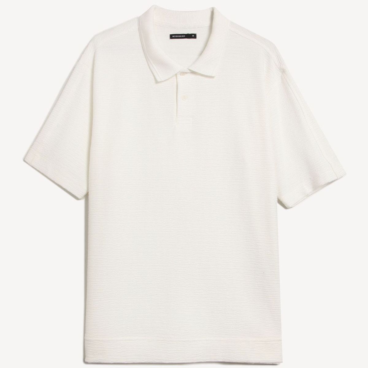 SEVEN SEVEN - Polo Para Hombre Cuello Maquina Sin Bolsillo Color Marfil Marca Seven Seven #45110944