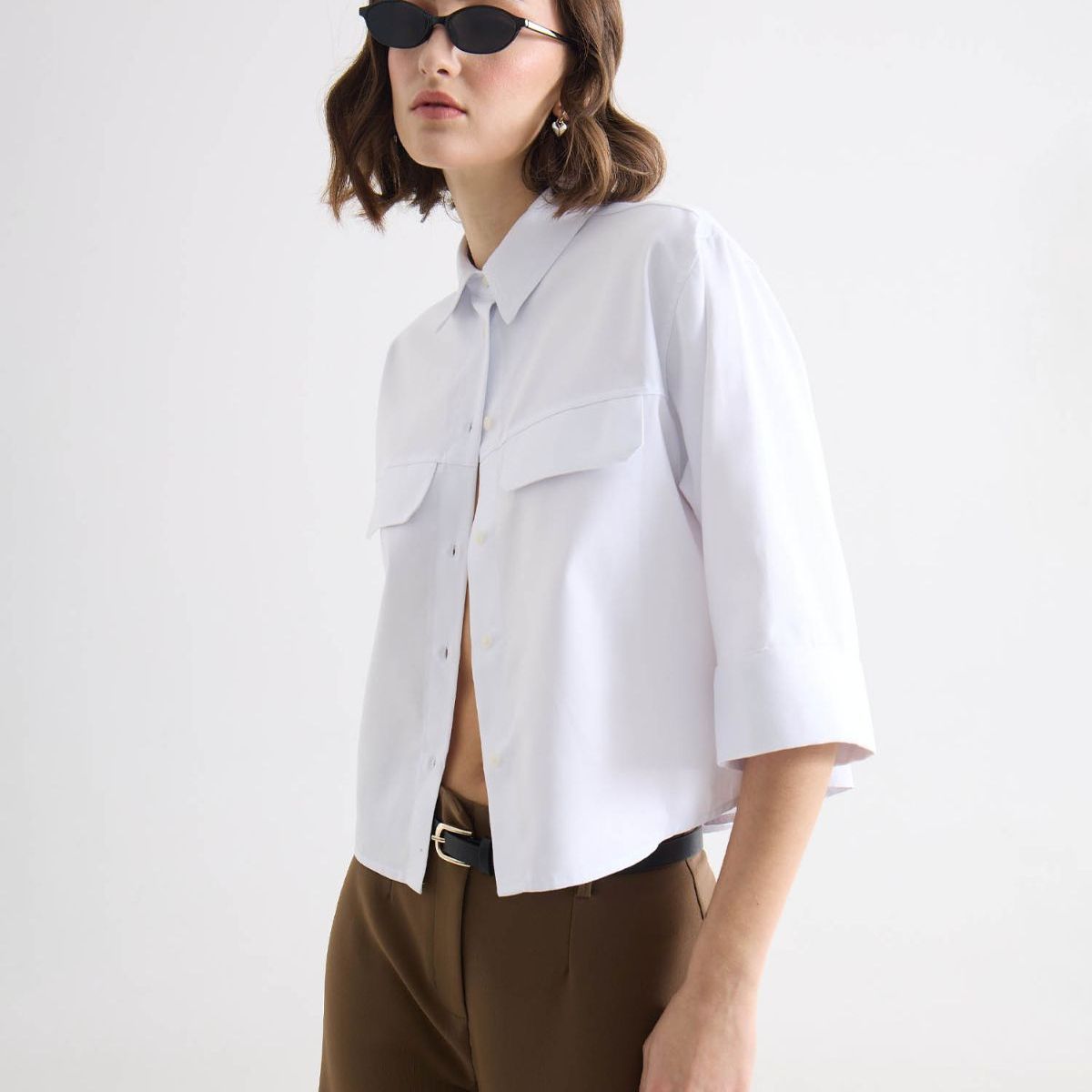 SEVEN SEVEN - Blusa Para Mujer Manga 3/4 Color Hueso Marca Seven Seven #28124127