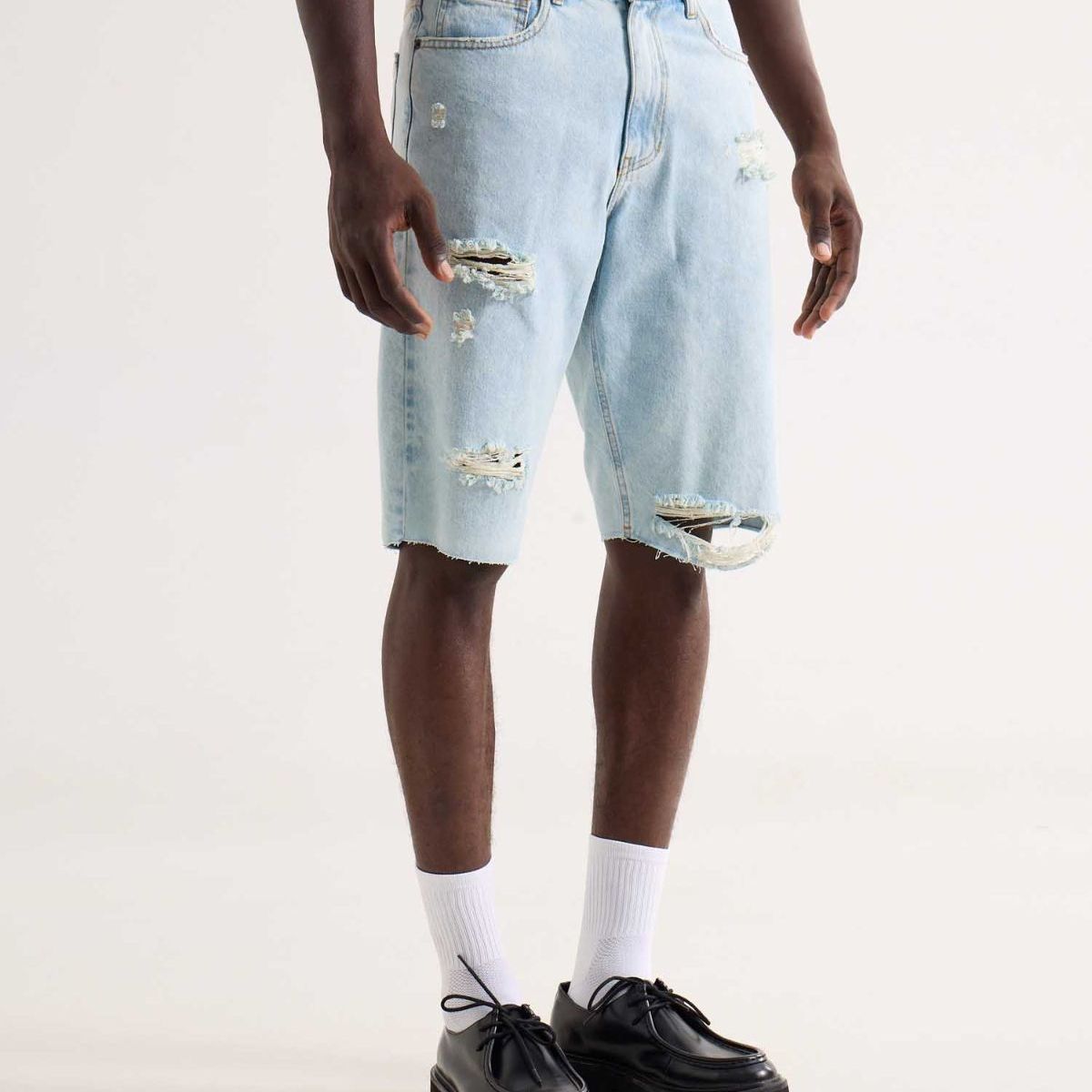 SEVEN SEVEN - Bermuda Para Hombre Regular Corto Color Azul Marca Seven Seven #45100728