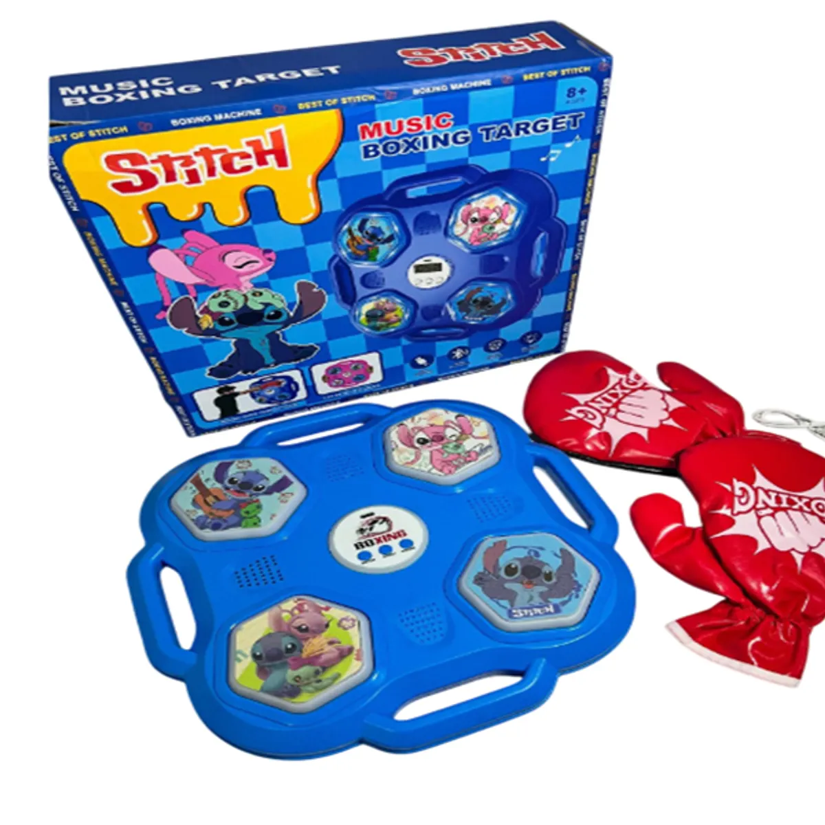 GENERICO - kIT De Boxeo Musical Montaje Pared Entrenamiento Niños