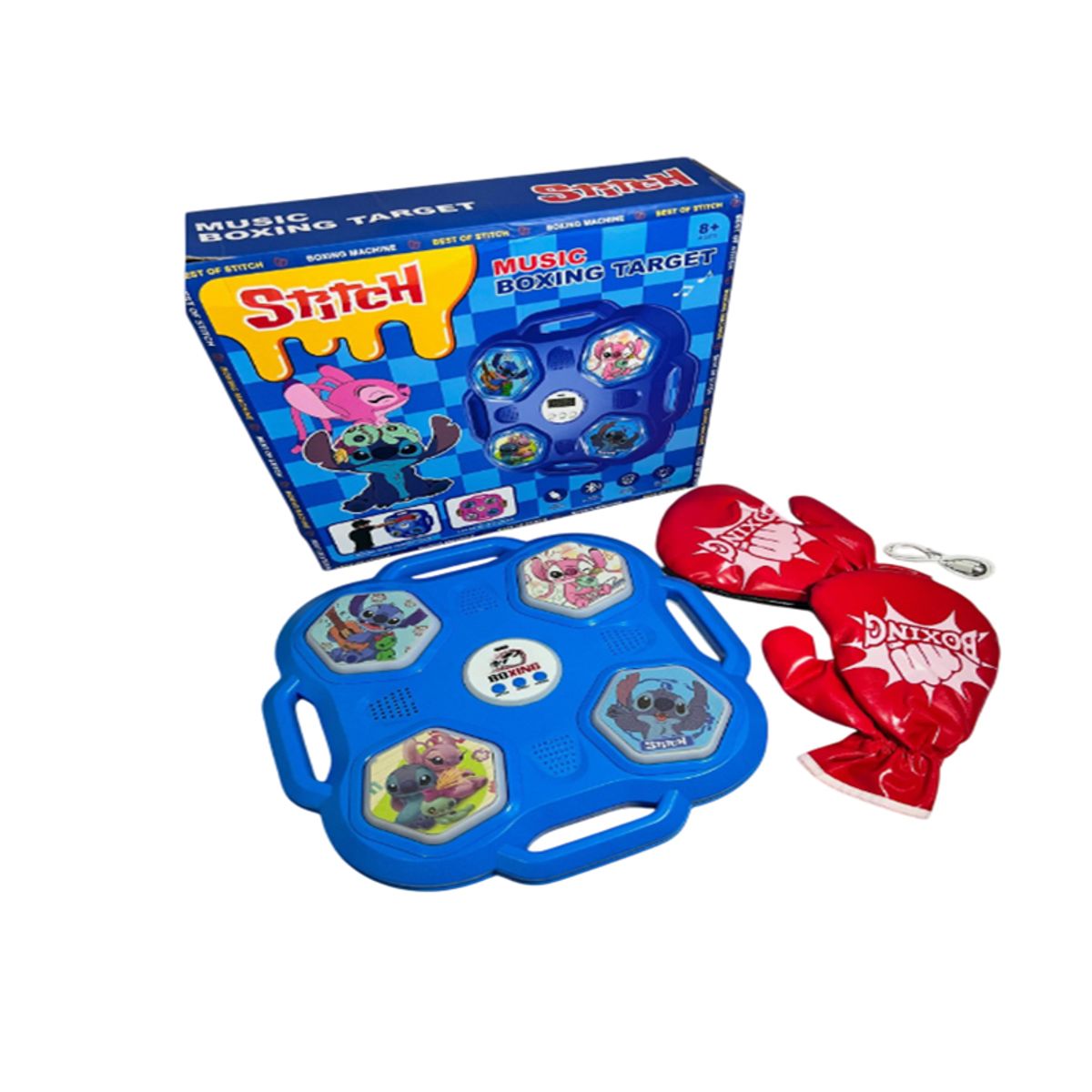 GENERICO - kIT De Boxeo Musical Montaje Pared Entrenamiento Niños