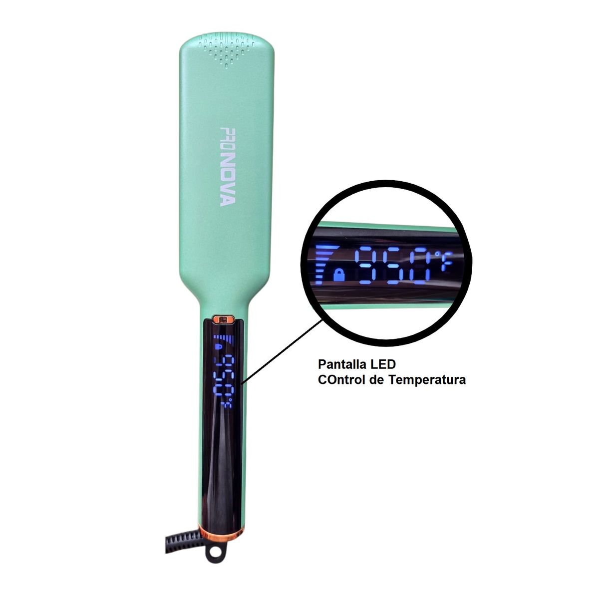 GENERAL - Plancha Digital Pro Nova Aguacate y Macadamia Pro-9521 230°C