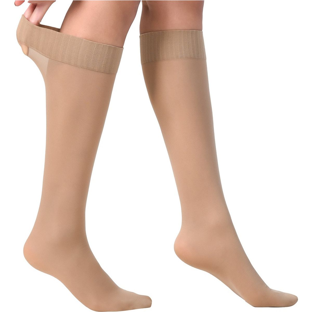 RITCHI - Media Slack Velada Descanso Ritchi Textura Suave Soporte y Comodidad para Mujer