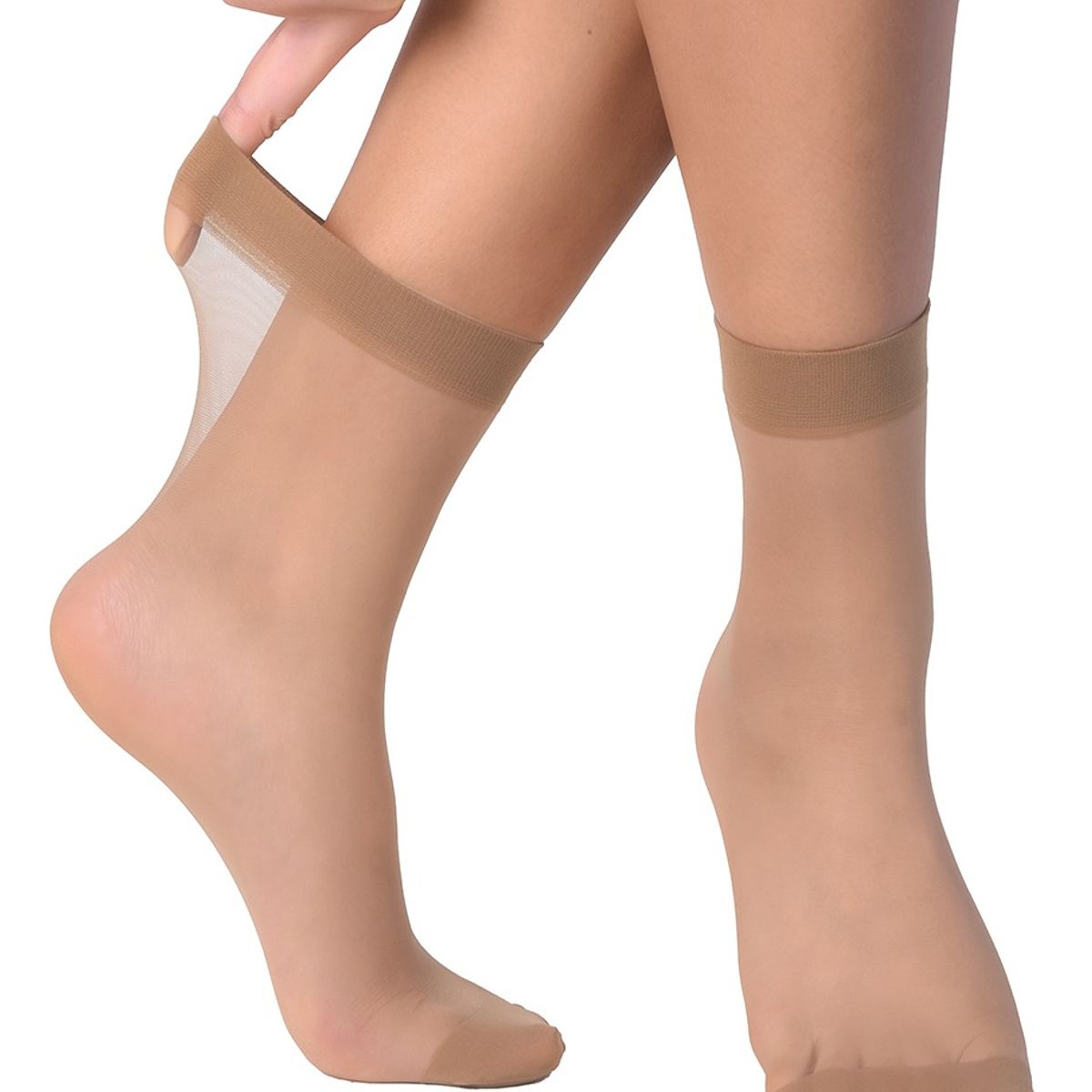 RITCHI - Mini Media Transparente Mujer Ritchi Textura Suave Elegante y Cómoda