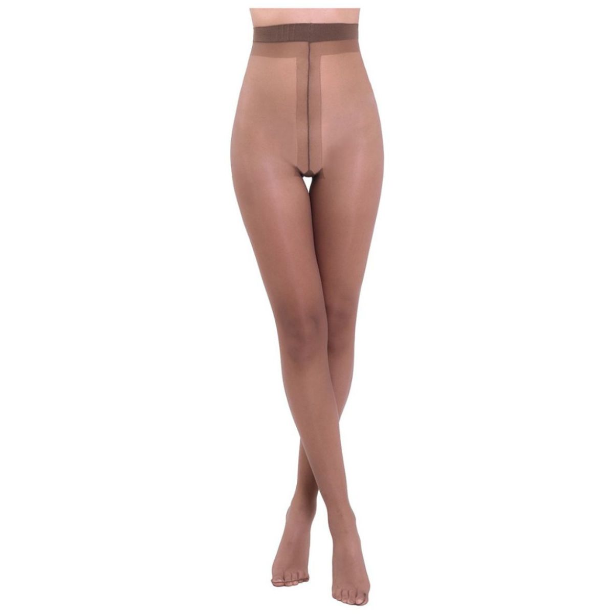 RITCHI - Media Velada Verano Ritchi Alta Transparencia Brillante Sin Panty para Mujer