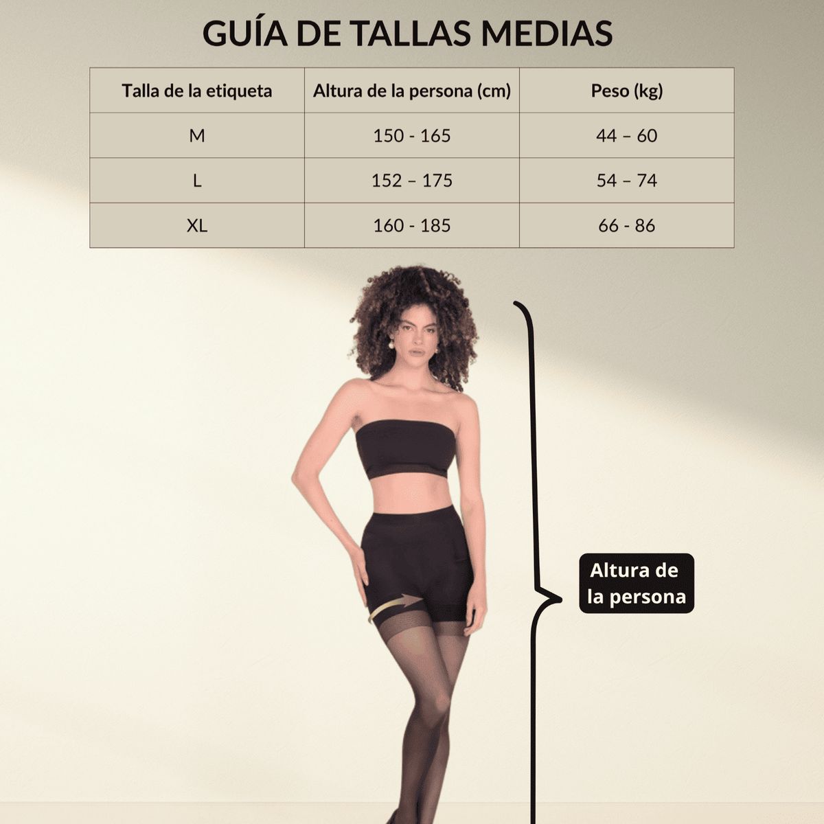 RITCHI - Media Velada Verano Ritchi Alta Transparencia Brillante Sin Panty para Mujer