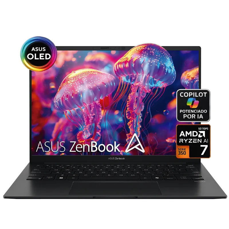 ASUS - NOTEBOOK ASUS ZENBOOK 14" OLED RYZEN 7 16GB 1TB SSD