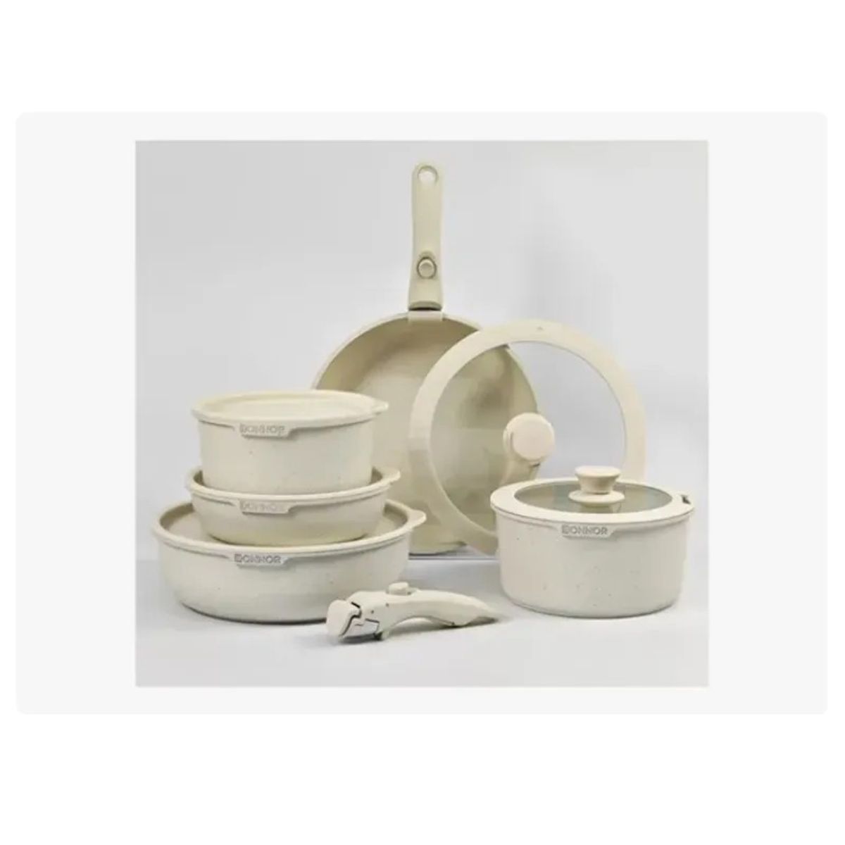 GENERICO - Set de Ollas Donnor 17 Pzas Antiadherente