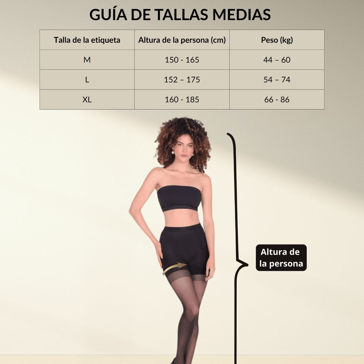 RITCHI - Media Velada Verano Ritchi Alta Transparencia Brillante Sin Panty para Mujer