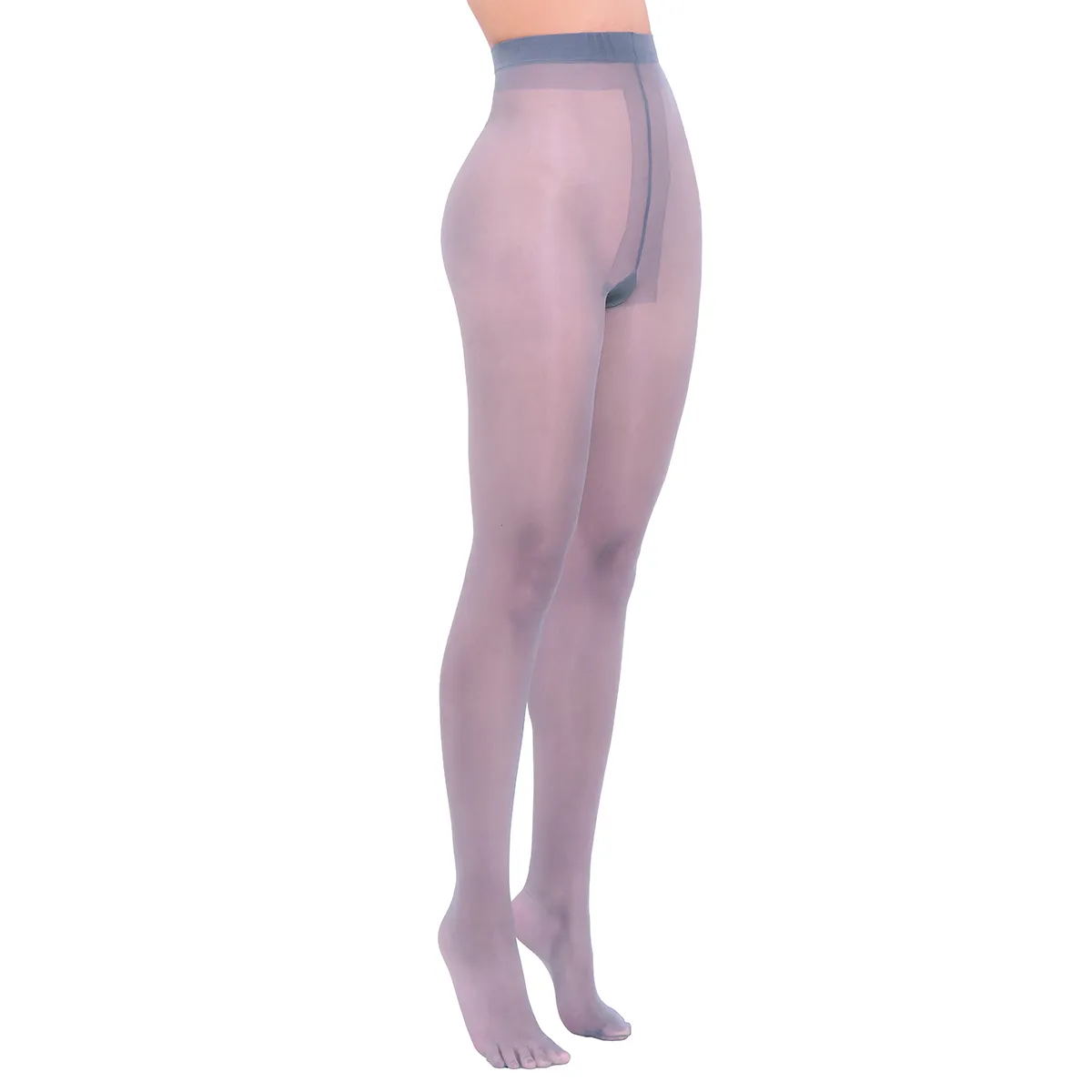 RITCHI - Media Velada Verano Ritchi Alta Transparencia Brillante Sin Panty para Mujer