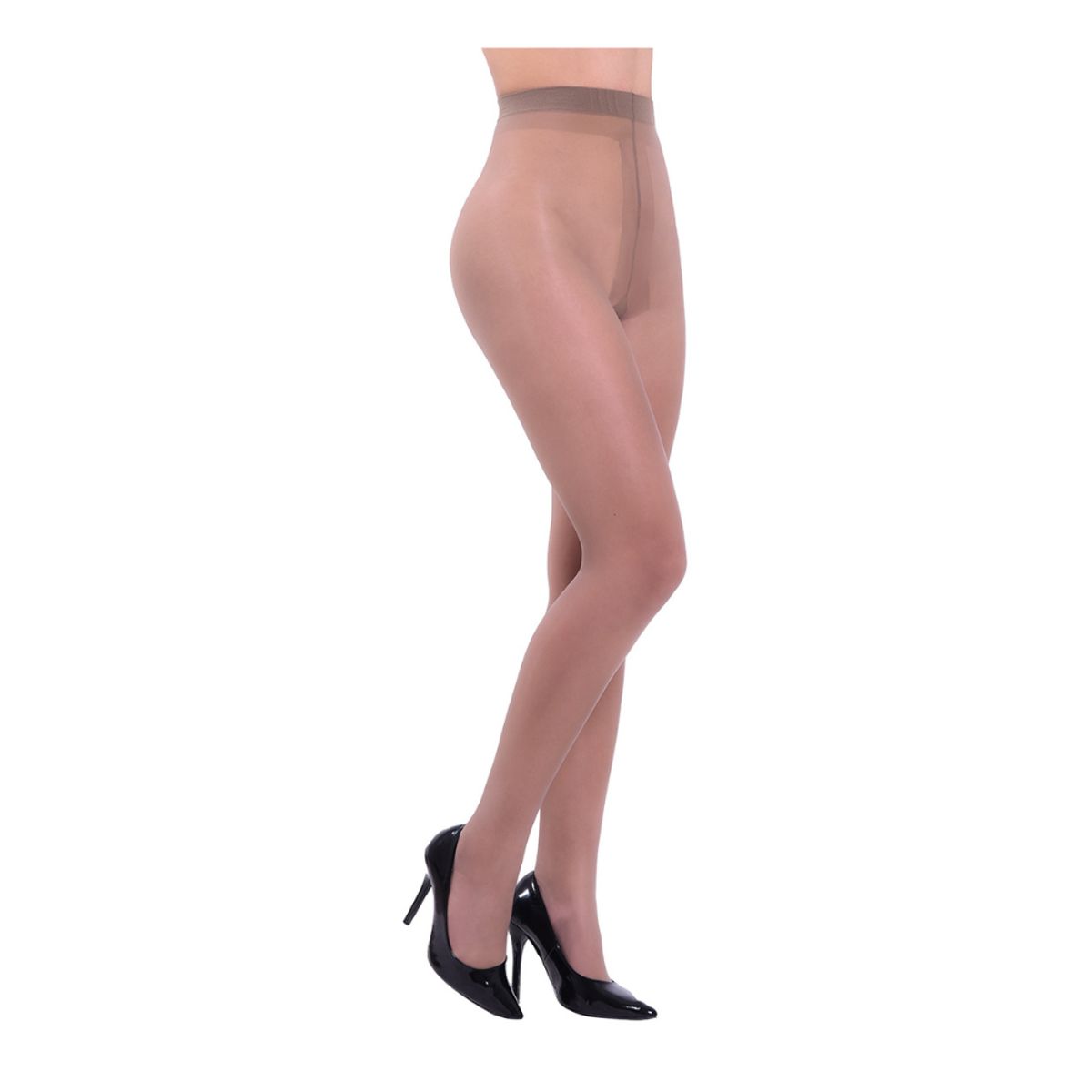 RITCHI - Media Velada Verano Ritchi Alta Transparencia Brillante Sin Panty para Mujer