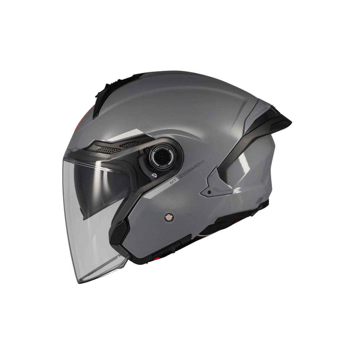 MT HELMETS - CASCO MT HELMETS COSMO SV SOLID A2 GRIS BRILLO TALLA XL