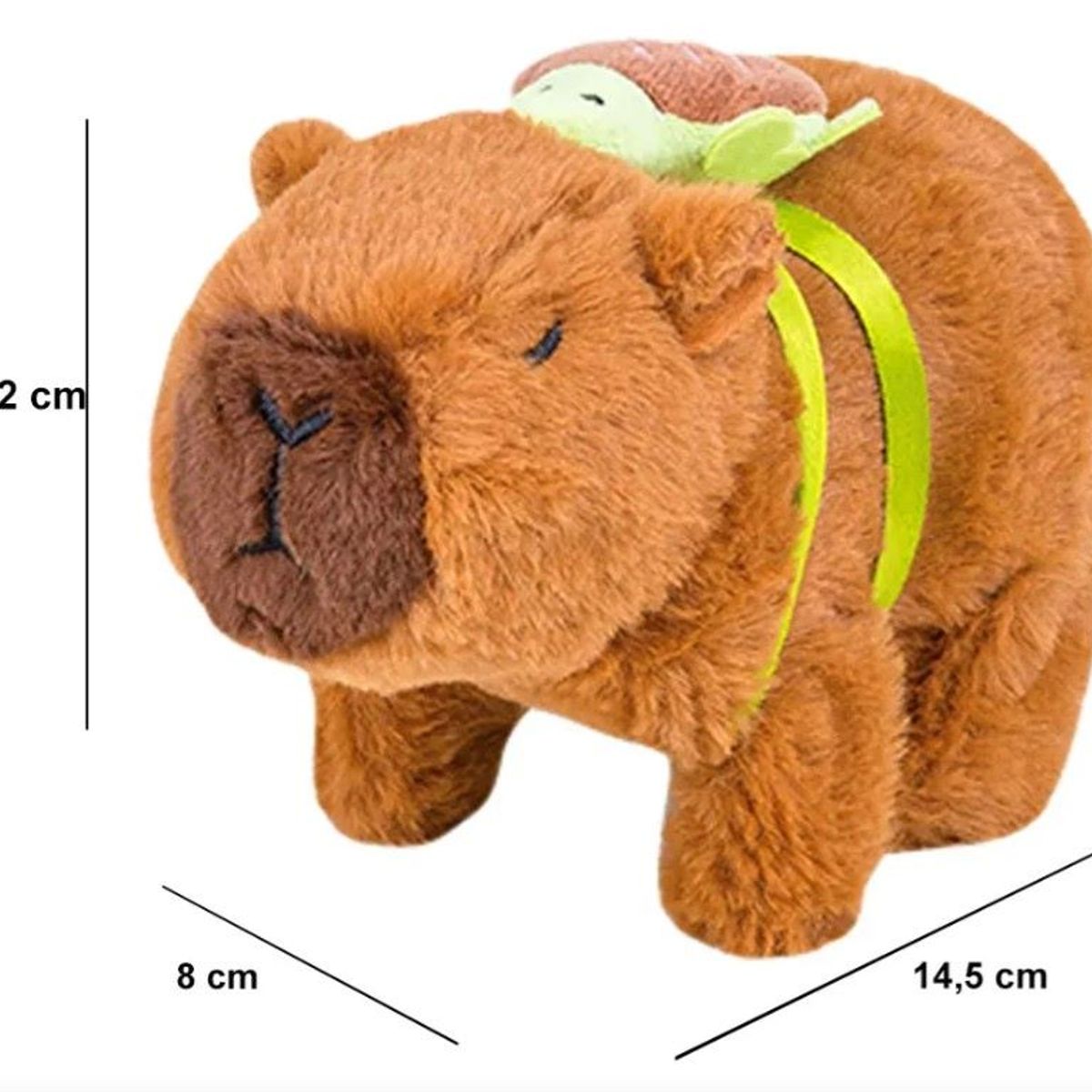 ZHOPI CO - Peluche Capibara Que Camina Mueve El Hocico Con Sonido Y Luz