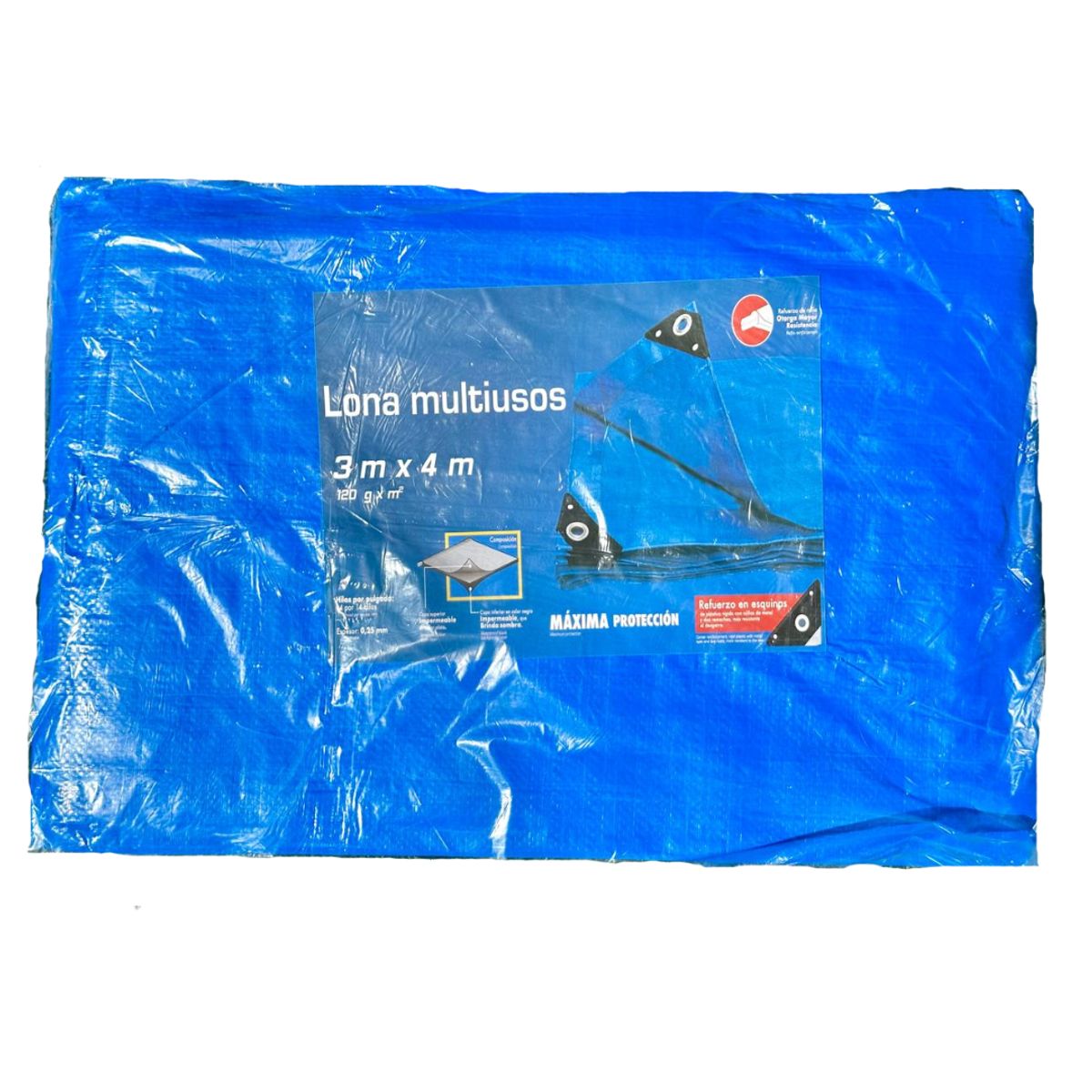GENERICO - Lona Multiusos Impermeables 3m x 4m