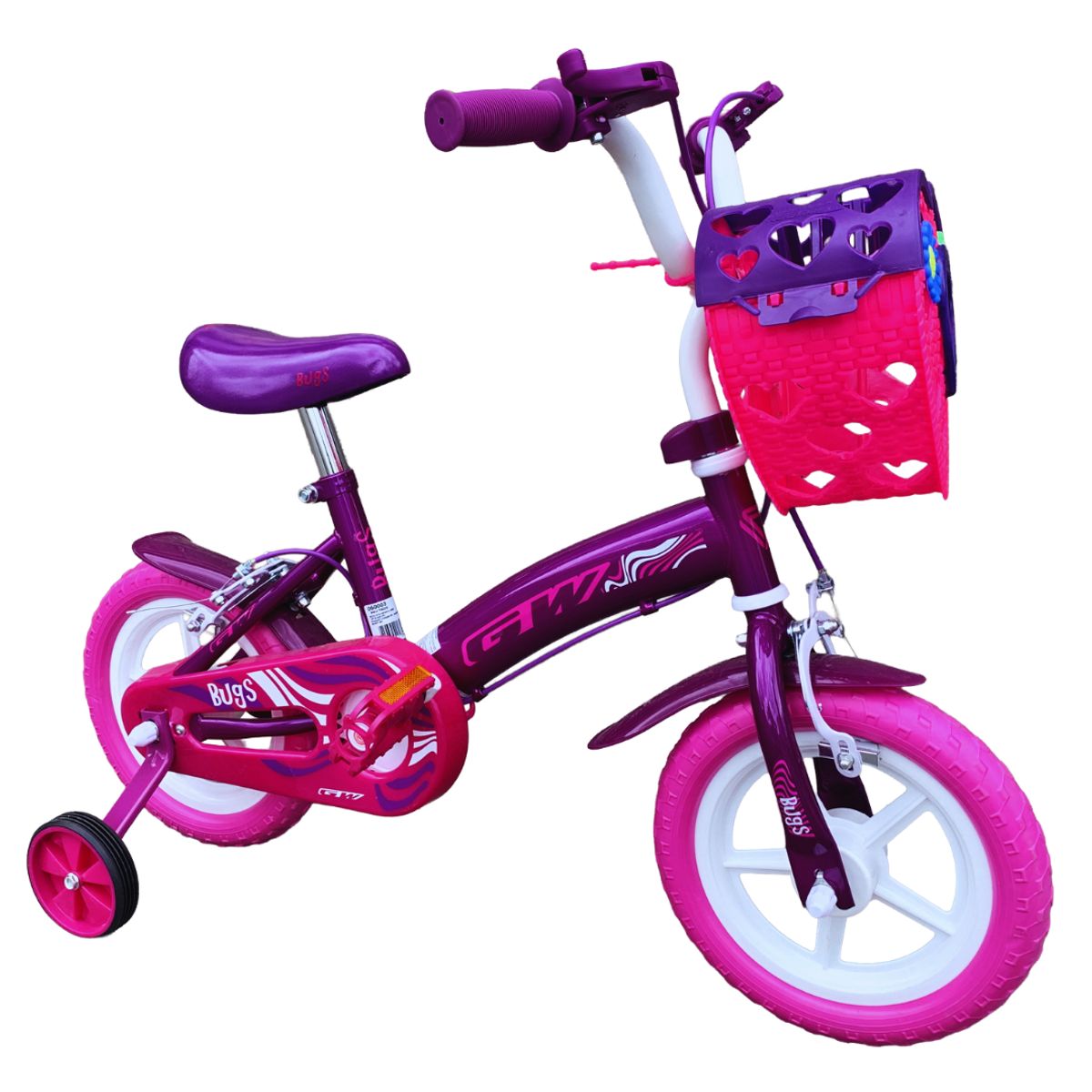 GW - Bicicleta Gw Bugs R 12 Niños  2025 /  Lila - Rosa