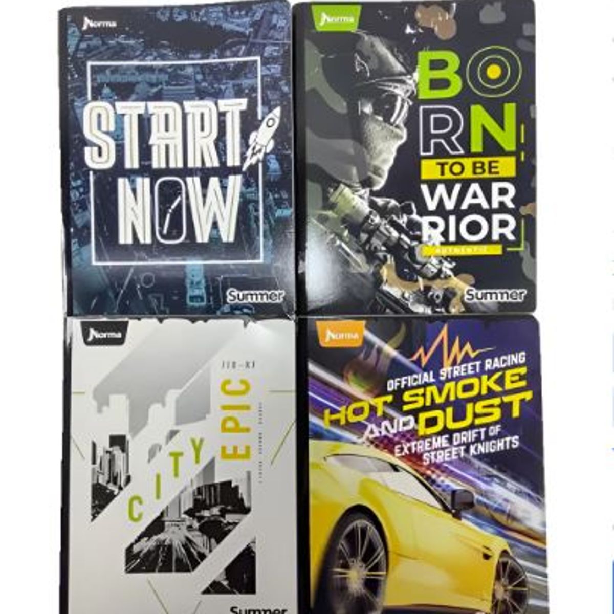 NORMA - Cuaderno Cosido 100 H Summer Con Stikers Norma X 90 Unidades