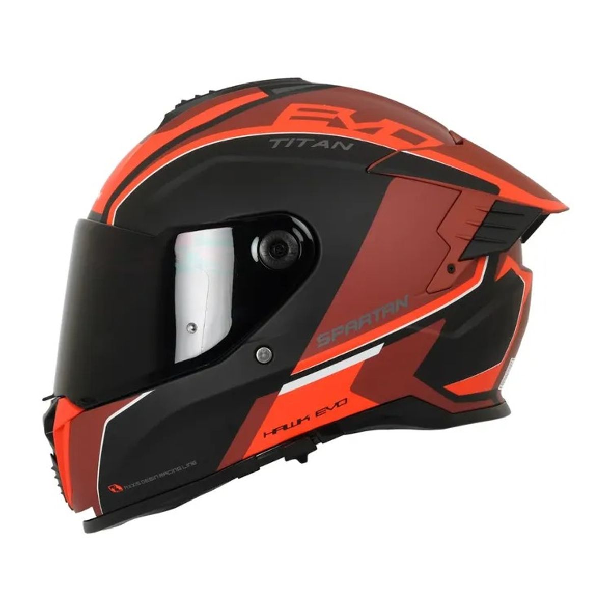SPARTAN - CASCO SPARTAN HAWK CERTIFICAD ECE2206 DOBLE VISOR TITAN MATE