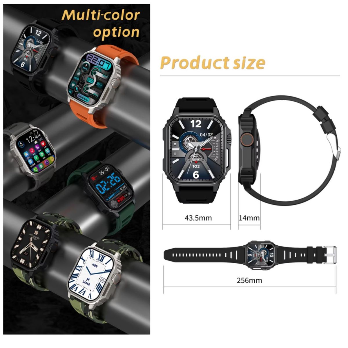 GENERICO - Reloj Inteligente Smartwatch Pantalla Táctil Bluetooth Tw11
