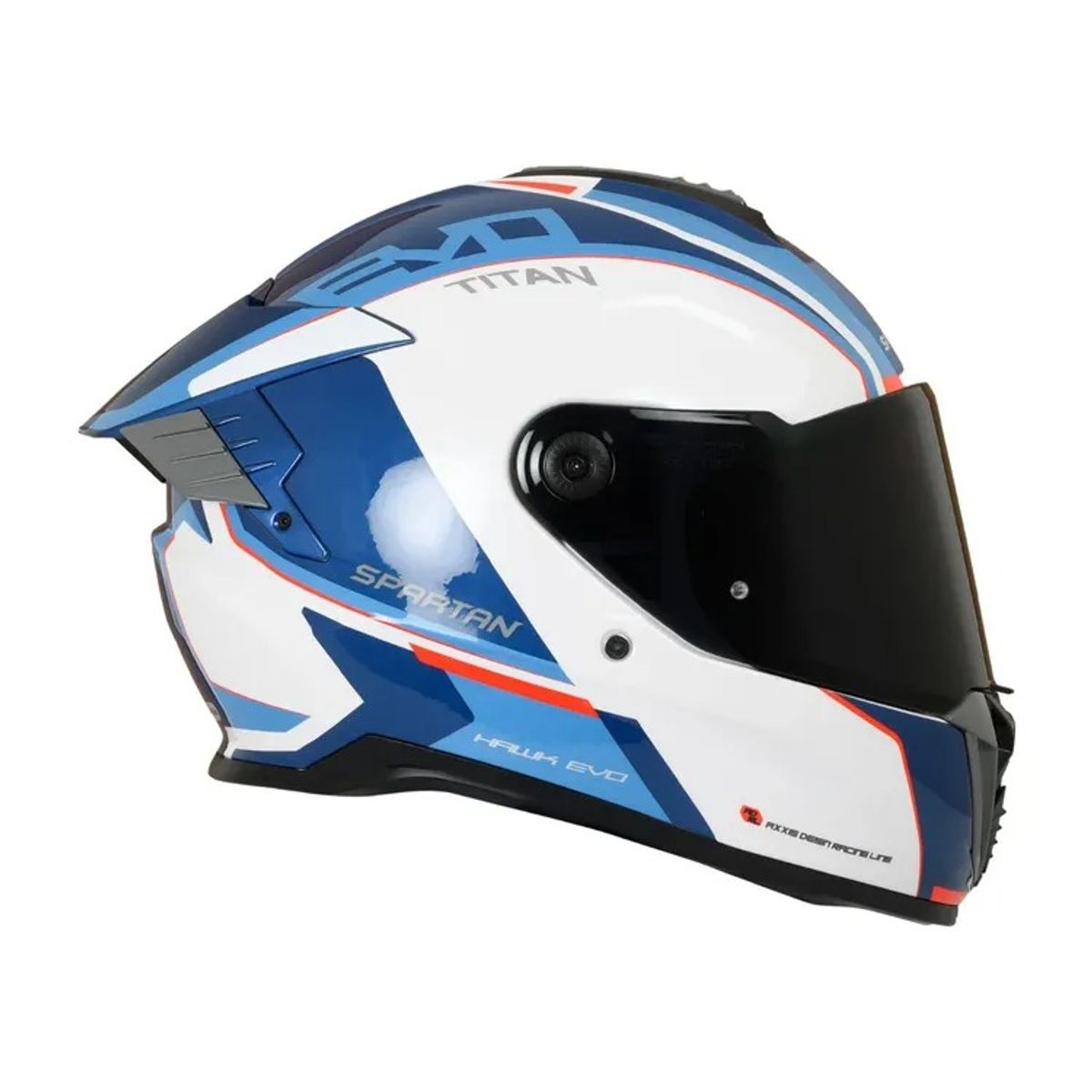 SPARTAN - CASCO SPARTAN HAWK CERTIFIC ECE2206 DOBLE VISOR TITAN BRILLO