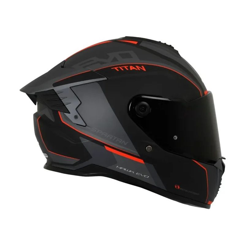 CASCO SPARTAN HAWK CERTIFICAD ECE2206 DOBLE VISOR TITAN MATE