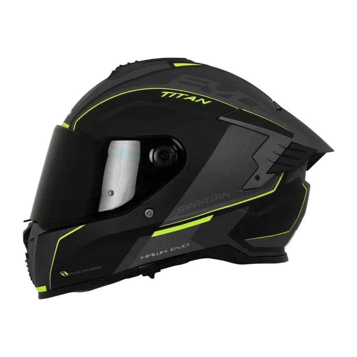 SPARTAN - CASCO SPARTAN HAWK CERTIFICAD ECE2206 DOBLE VISOR TITAN MATE