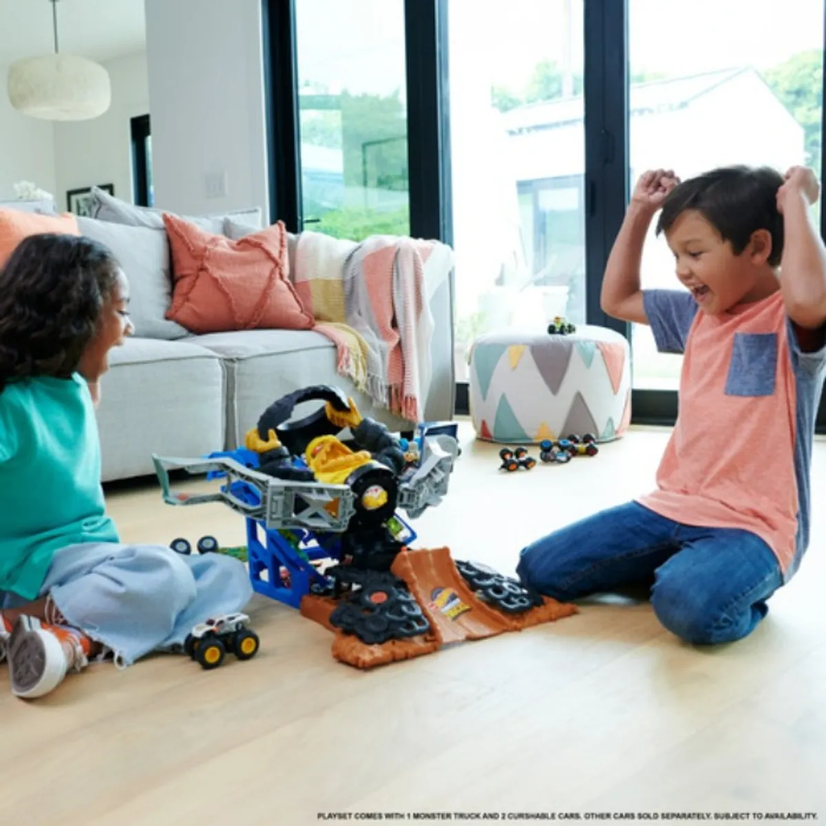 HOT WHEELS - Hot Wheels Pista Monster Trucks Mega-wrex Vs Crushzilla